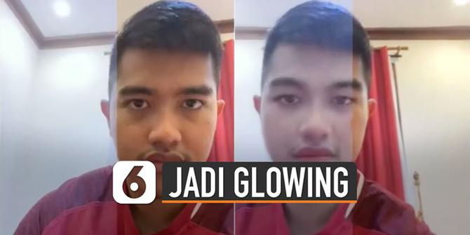 VIDEO: Momen Kaesang Kaget Wajahnya Jadi Glowing