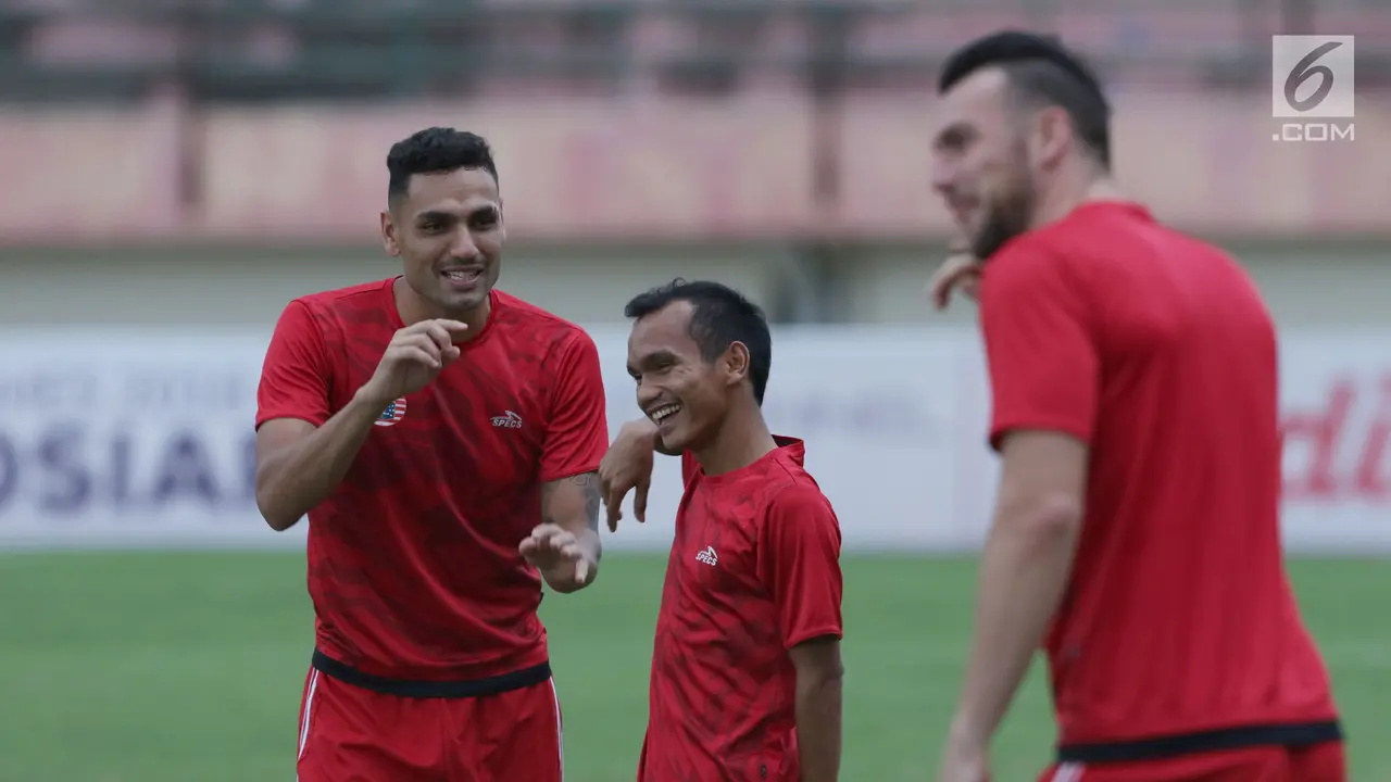 Latihan Santai Persija Jelang Laga Kandang Semifinal PIala Presiden 2018