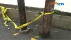 Suriyah tersengat listrik di Jalan Percetakan Negara 2, Kecamatan Johar Baru saat tengah mengantarkan anak bungsunya ke sekolah saat hujan.