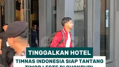 Timnas Indonesia meninggalkan hotel untuk bertolak menuju Chonburi, Thailand, jelang menghadapi Timor Leste pada laga lanjutan Piala AFF 2026. Skuad Garuda datang dengan tekad melanjutkan tren positif demi menjaga peluang lolos ke babak berikutnya.