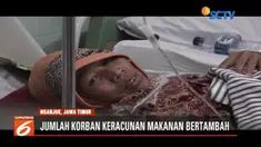 Keracunan makanan hajatan aqiqah di Nganjuk, Jawa Timur, bertambah menjadi 92 orang.