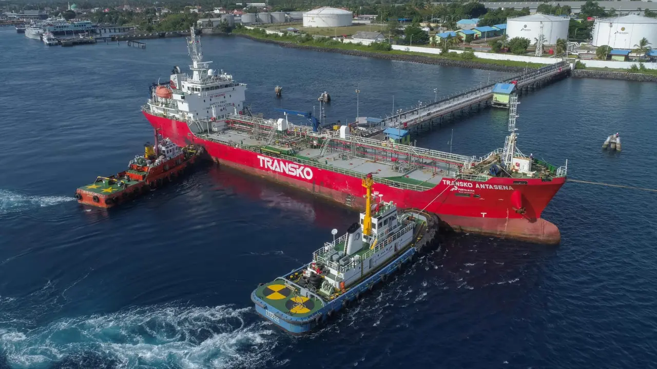 PT Pertamina Trans Kontinental (PTK) terus memperkuat daya saing maritim Indonesia di tingkat regional dan global. (Dok Pertamina)