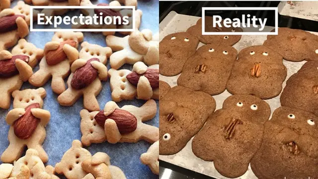 7 Potret Ekspektasi Vs Realita Buat Kue Kering Ini Bikin Senyum Kecut
