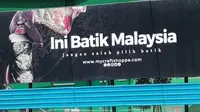 Viral Baliho Klaim dan Ajakan Pilih Batik Malaysia, Warganet: Nama Batik Aja dari Bahasa Jawa