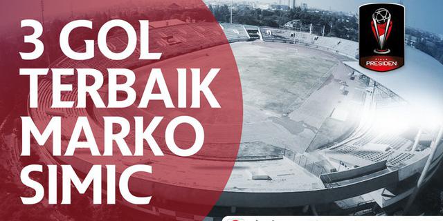 VIDEO: 3 Gol Terbaik Marko Simic di Piala Presiden 2018