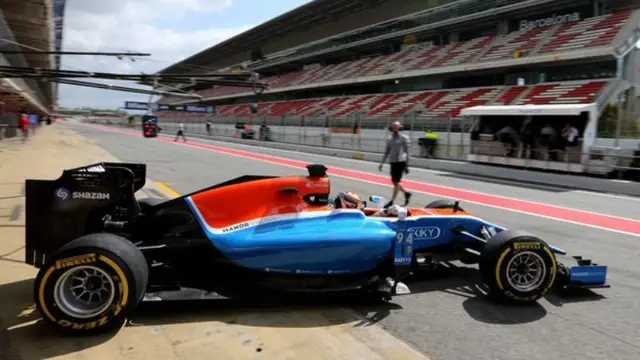 Pascal Wahrlein, rekan setim Rio Haryanto di tim F1 Manor Racing