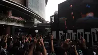 Sambutan luar biasa dari Juventini terhadap legenda I Bianconeri, Edgard Davids dalam acara Juventus Villager, di Kemang, Jakarta Selatan, Minggu (29/1/2023) sore WIB.