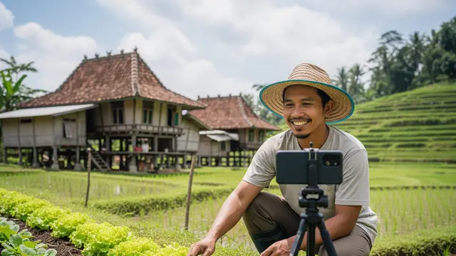 Usaha Unik di Desa Cuma Modal Internet