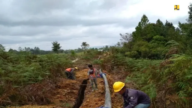 Pembangunan food estate sebagai lumbung pangan baru di Sumatera Utara. Dok PUPR