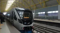 LRT Palembang Sumsel (Liputan6.com / Nefri Inge)