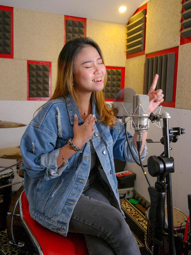 Selvia Angelica saat ditemui di Icun Studio, Jalan Malaka, Jakarta, baru-baru ini.