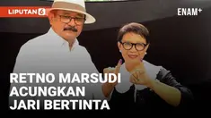 Menteri Luar Negeri Retno Marsudi menyalurkan hak suaranya bersama sang suami di Kota Depok Jawa Barat. Ia sempat mengantri bersama puluhan warga setempat.