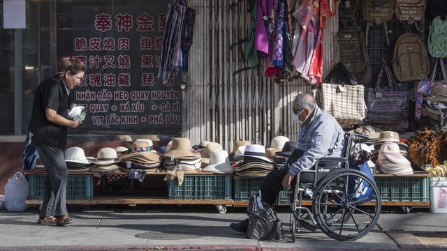 Akibat Virus COVID-19, Kawasan Pecinan Los Angeles Sepi
