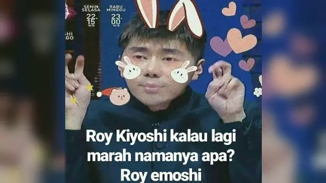 Plesetan receh meme Roy Kiyoshi.