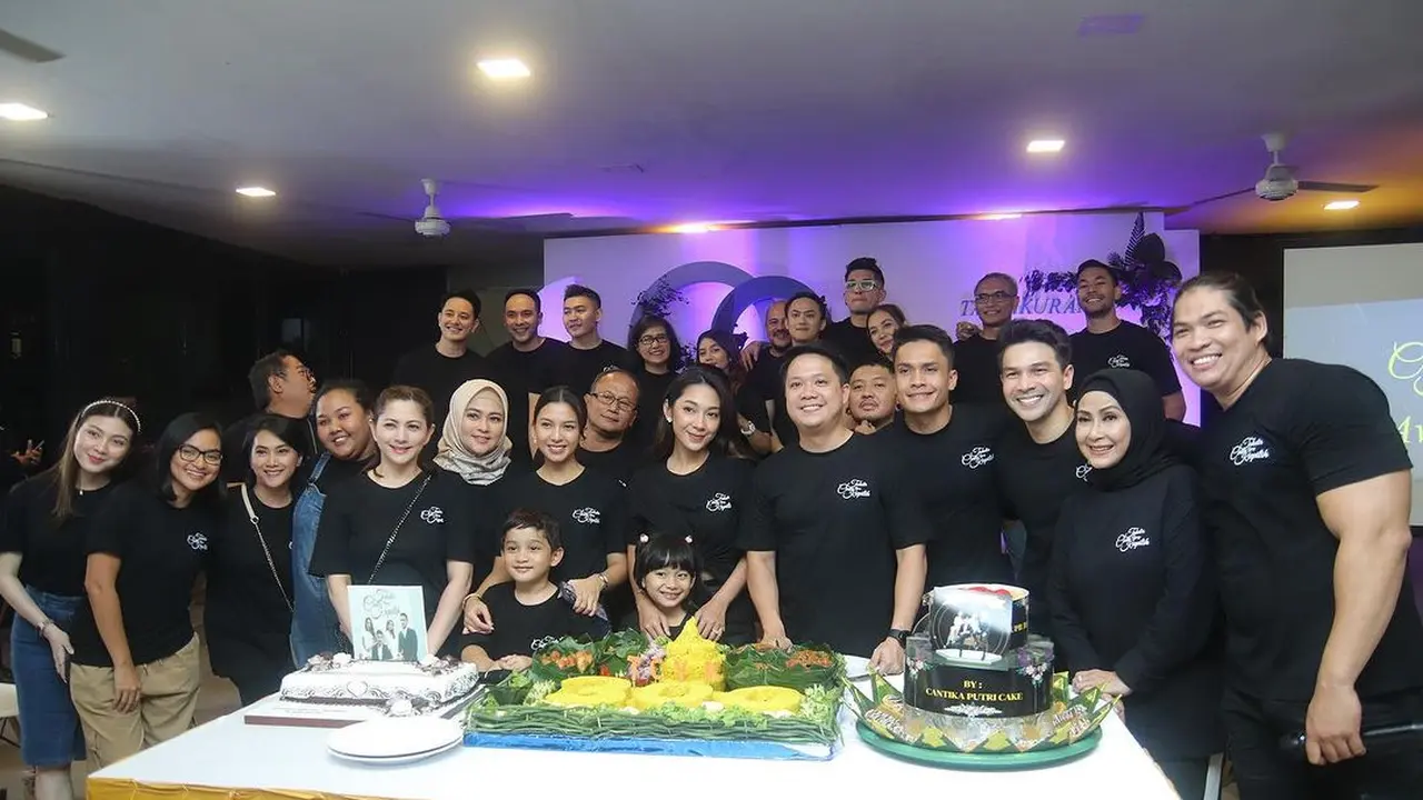 Suasana tasyakuran Takdir Cinta yang Kupilih tembus 300 episode (Foto: instagram cutkeke_xavier)