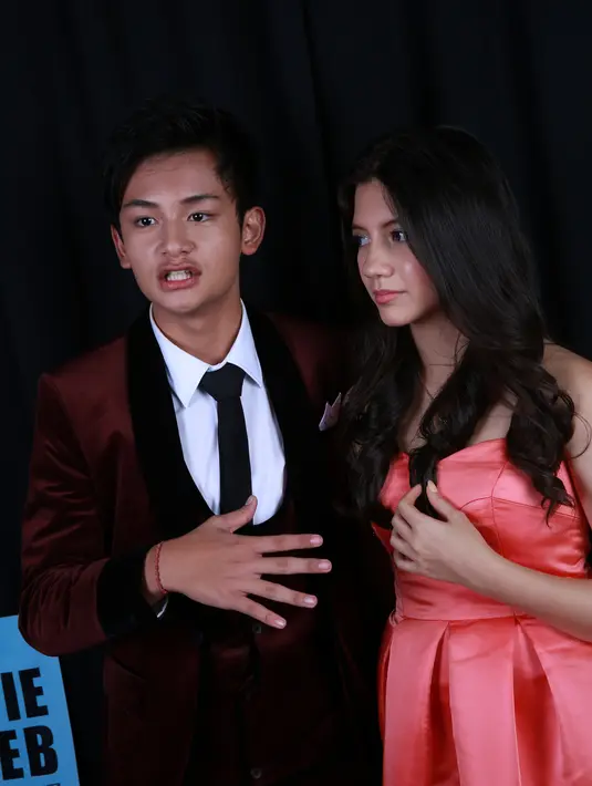 Tatapan Cassandra Lee pada Randy Martin pun tak kalah mesra (Fathan Rangkuti/Bintang.com)