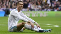 Cristiano Ronaldo harus gigit jari lagi karena gagal cetak gol dengan Real Madrid (AFP/Pierre-Philippe Marcou)