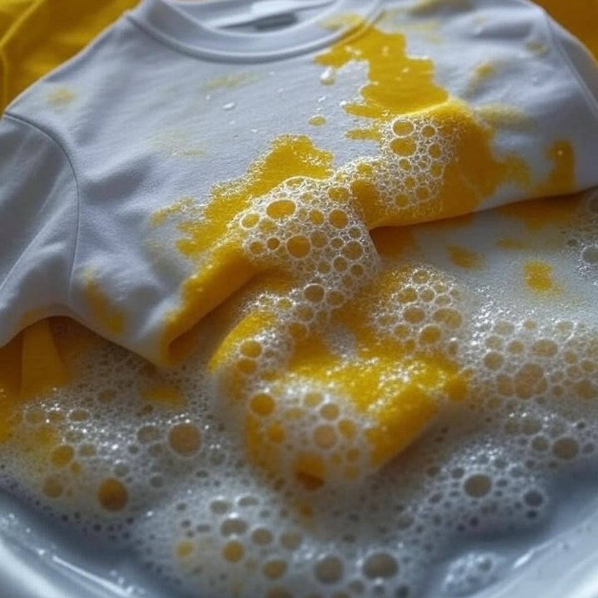 Noda luntur di baju putih