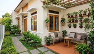 8 Model Teras Samping untuk Rumah yang Tidak Punya Halaman Depan Luas, Solusi untuk Lahan Terbatas