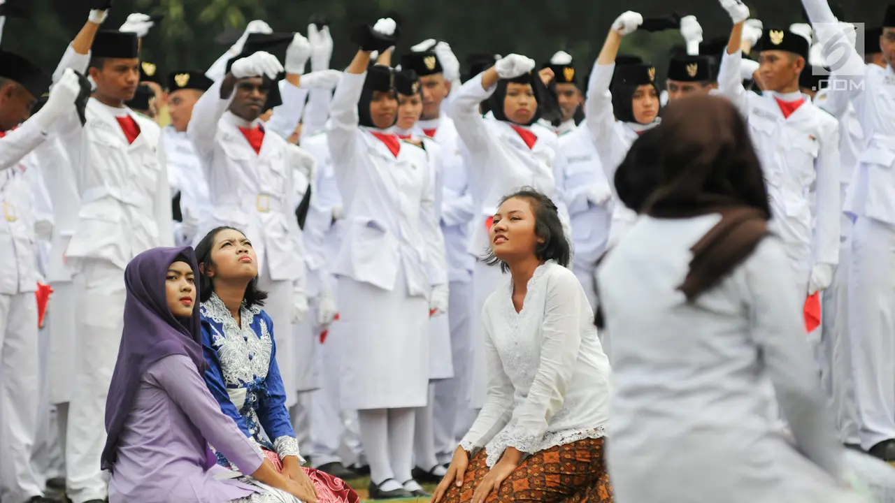 Paskibraka 2017 Tampilkan Tarian Daerah dan Teatrikal