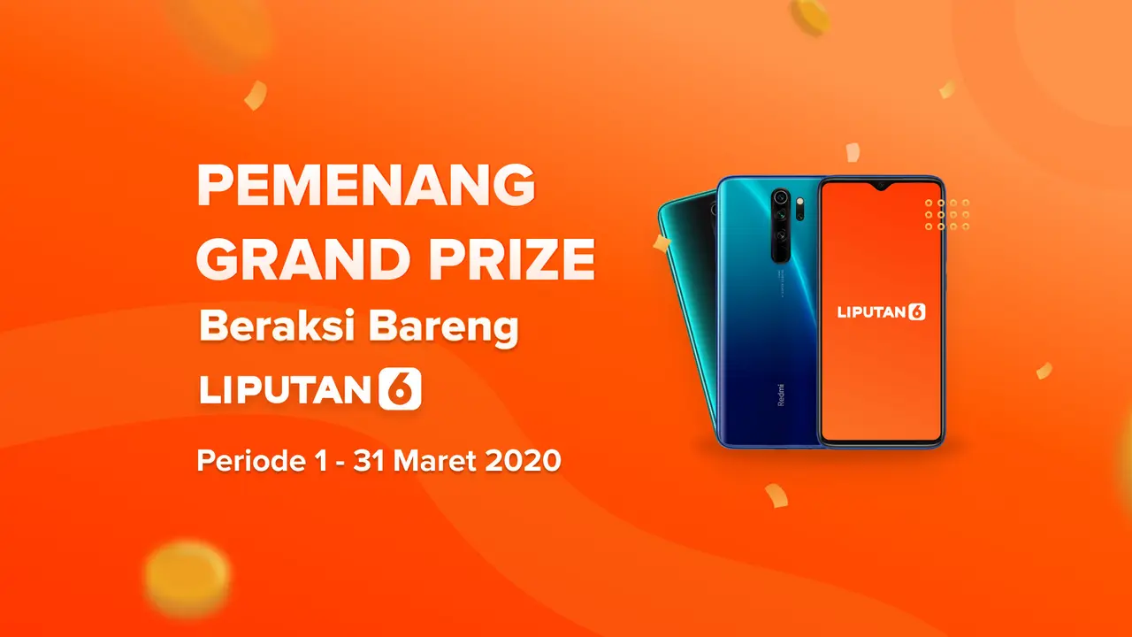 Pemenang Beraksi Bareng Liputan6.com Berhadiah Redmi Note 8 Pro. (Liputan6.com)