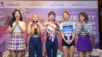Jadi lineup Super K-Pop Festival, Red Velvet sapa penggemar Indonesia dalam fanmeeting khusus. (Daniel Kampua/Fimela.com)