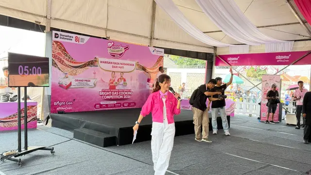 Pelaksanaan Bright Gas Cooking Competition (BGCC) 2026 di Alun-Alun Pancasila, Kota Tegal, Jawa Tengah, Sabtu (8/8/2026). (Foto: Istimewa)