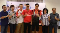 Tim Djarum Kudus (kiri) dan Jaya Raya (kanan) sama-sama menargetkan juara di Kejurnas PBSI 2016 di Solo, 6-10 Desember. (Humas PP PBSI)