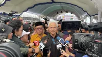 Calon Presiden nomor urut 3, Ganjar Pranowo menyoroti kinerja Bawaslu RI yang diberikan kewenangan untuk menindak pelanggaran pemilu. (Foto: Liputan6/Ady Anugrahadi)