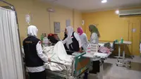 Jemaah haji sakit di Madinah (Liputan6.com/ Muhammad Ali) 