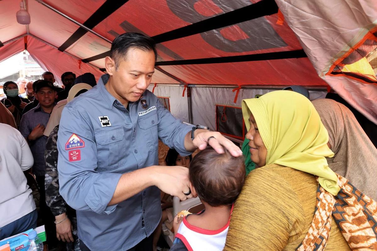 FOTO: AHY Pimpin Langsung Penanganan Cepat Pemulihan Banjir dan Longsor di Aceh Tamiang