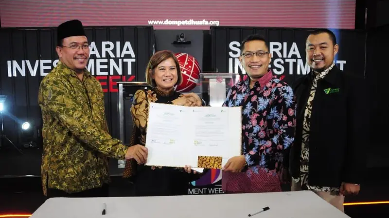 Dompet Dhuafa menggandeng Philip Sekuritas Indonesia dan Panin Sekuritas untuk meluncurkan wakah saham.