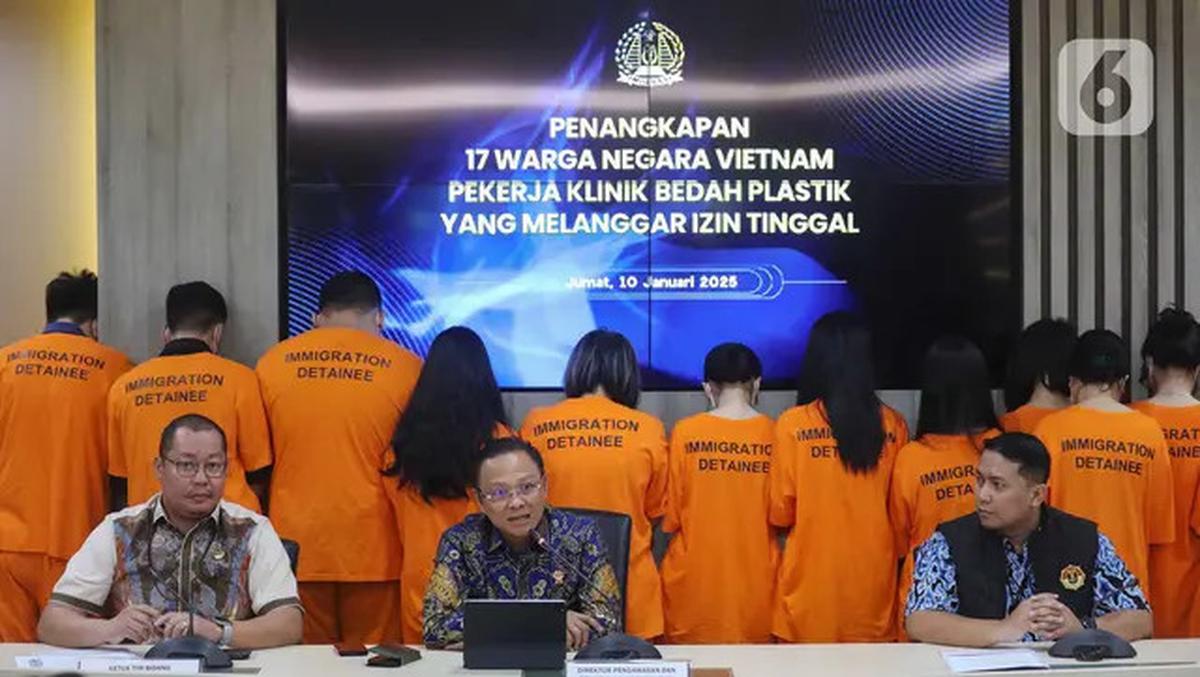 Salahgunakan Izin Tinggal, 17 Warga Negara Vietnam Ditangkap Ditjen Imigrasi