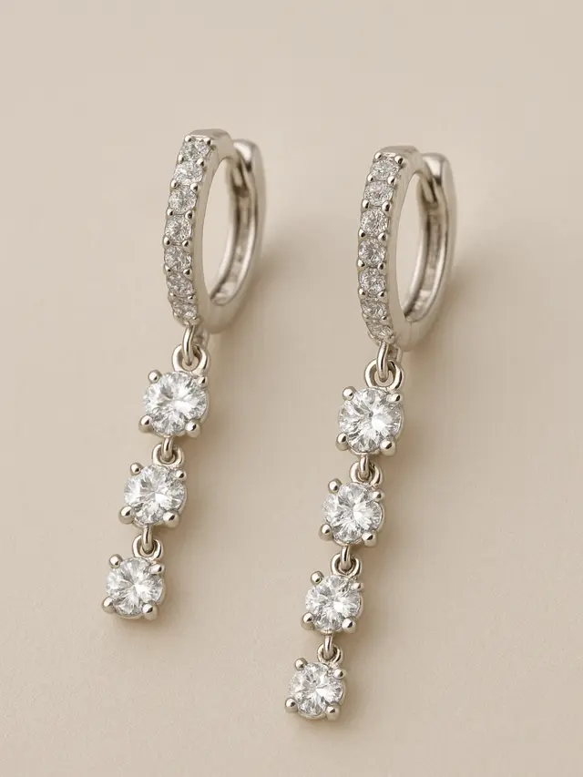 Model Anting Jepit Juntai