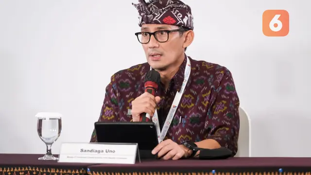 Menteri Sandiaga Uno di Ajang GPDRR 2022 Bali