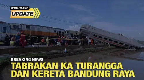 Tabrakan KA Turangga dan Bandung Raya, 4 Petugas KAI Tewas