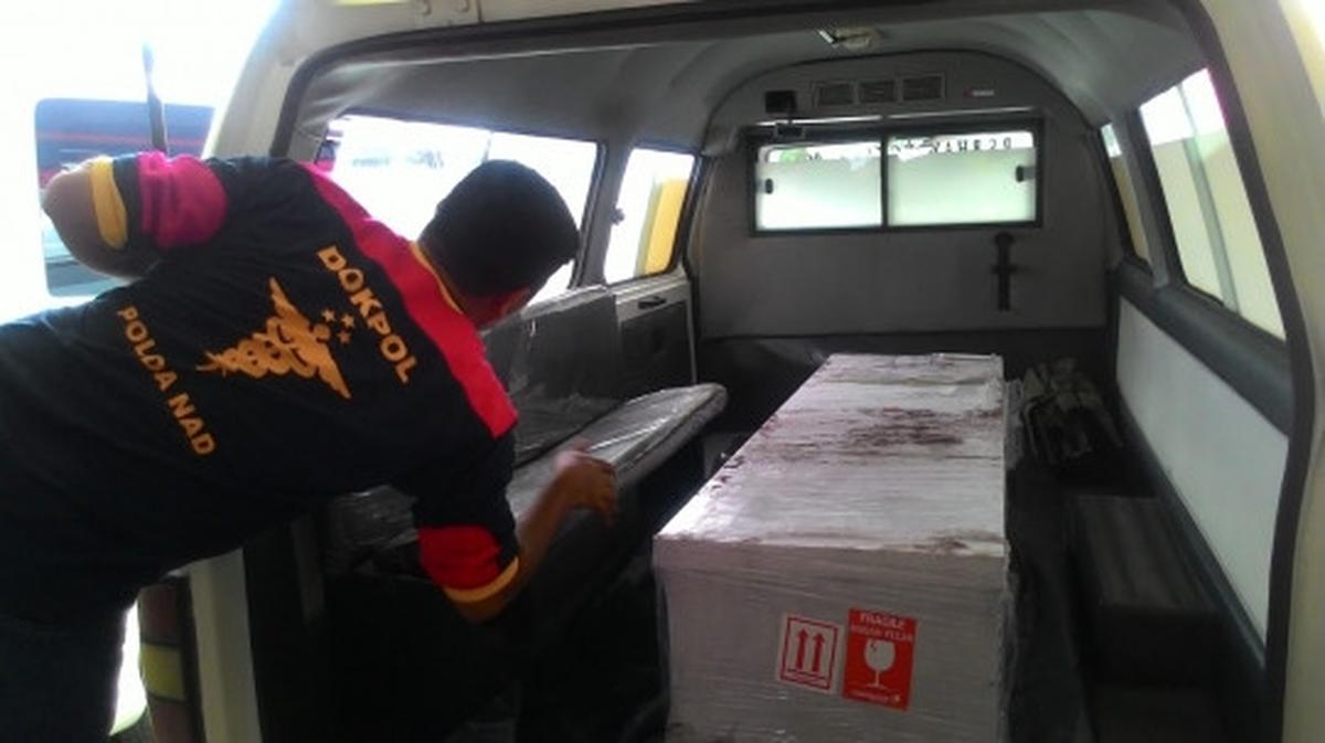 Jenazah korban kapal tenggelam di Malaysia tiba di Aceh
