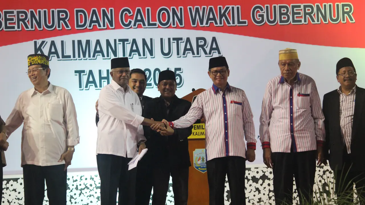 2 pasangan calon pilkada Kalimantan Utara