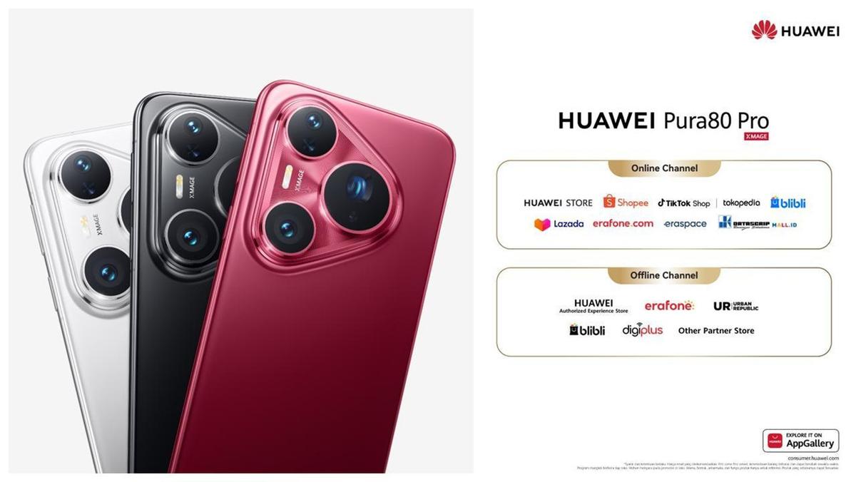 HUAWEI Pura 80 Pro Siap Jadi Andalan, Performa Ultra, Sensor Kamera 1 Inci & Akurasi Warna Terbaik