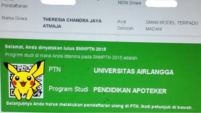 Daftar SNMPTN, Ini 10 Foto Kartu Peserta yang Ramaikan Instagram