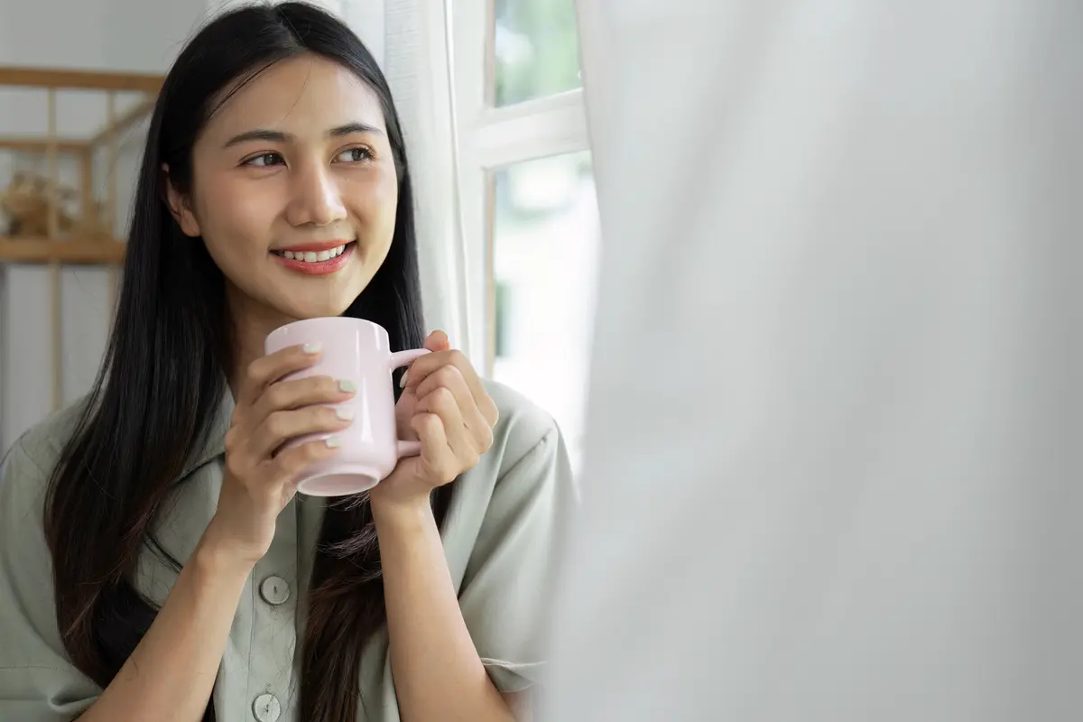 wanita oktober hati tenang dan jernih