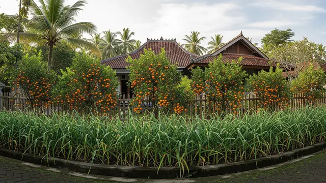 Kombinasi Pohon Buah dan Tanaman Herbal yang Membuat Ular Enggan Mendekat