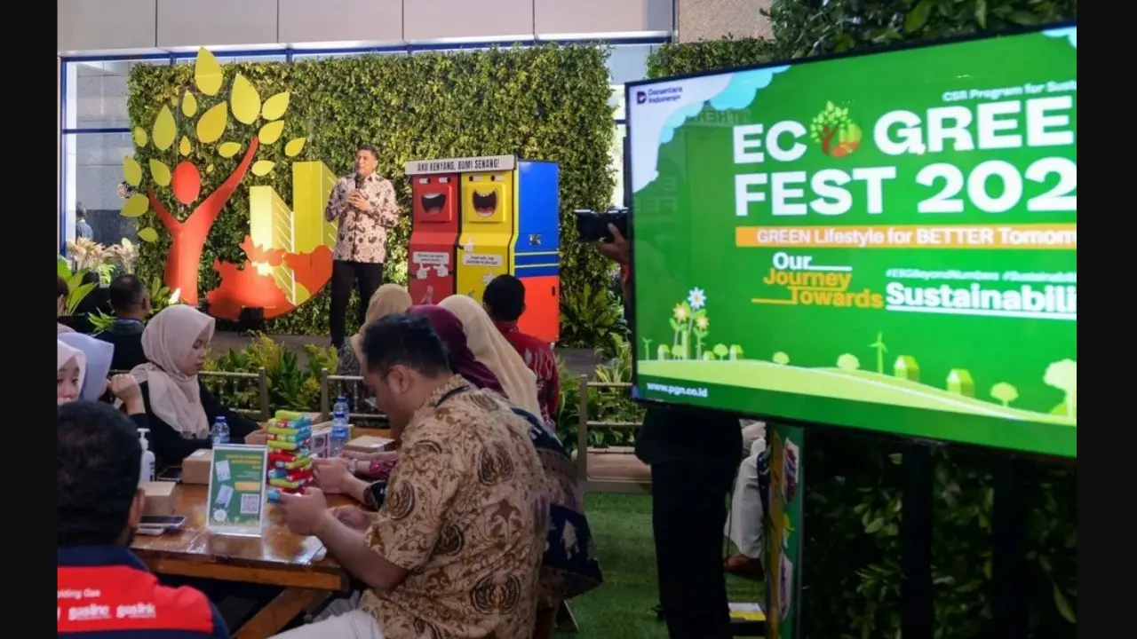 Penyelenggaraan Eco Green Fest 2025 komitmen dukung transisi menuju energi bersih dengan mendorong terciptanya budaya hijau di lingkungan perusahaan terus dilakukan oleh PT PGN Tbk.