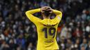 Cuma bisa menambah satu poin, Barcelona beretengger di posisi keempat klasemen dengan 39 poin dari 23 laga. Sementara Espanyol di posisi ke-13 dengan 28 poin. (AP/Joan Monfort)