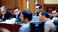 Sekretaris Jenderal DPP PDI Perjuangan (PDIP) Hasto Kristiyanto di Pengadilan Tindak Pidana Korupsi (Tipikor) Pengadilan Negeri Jakarta Pusat pada Kamis (8/5/2025). (Foto: Dokumentasi Tim PDIP).