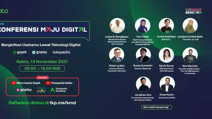 Demi Fasilitiasi Peningkatan Daya Saing UMKM Lokal, GoTo Gelar "Konferensi Nasional Maju Digital"