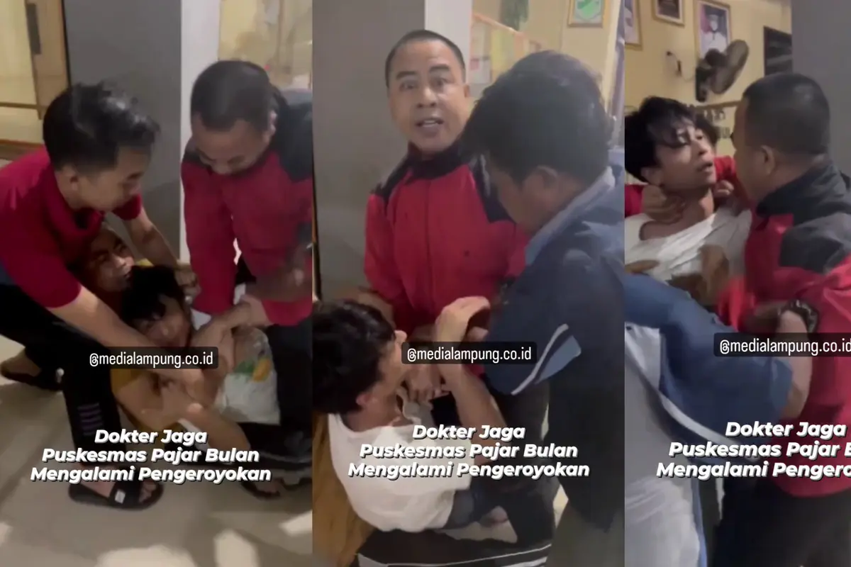Viral Pasien Keroyok Dokter di Puskesmas Pajar Bulan, Lampung