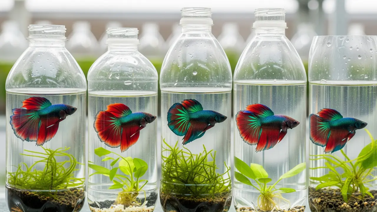 Tips Budidaya Ikan Cupang di Botol Bekas