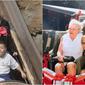 Potret kocak orang naik roller coaster. (old.reddit/Amber/carlycross)