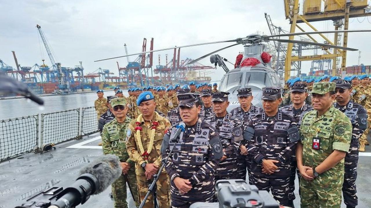 KRI Sultan Iskandar Muda Tuntaskan Misi Perdamaian UNIFIL di Lebanon Selama 14 Bulan